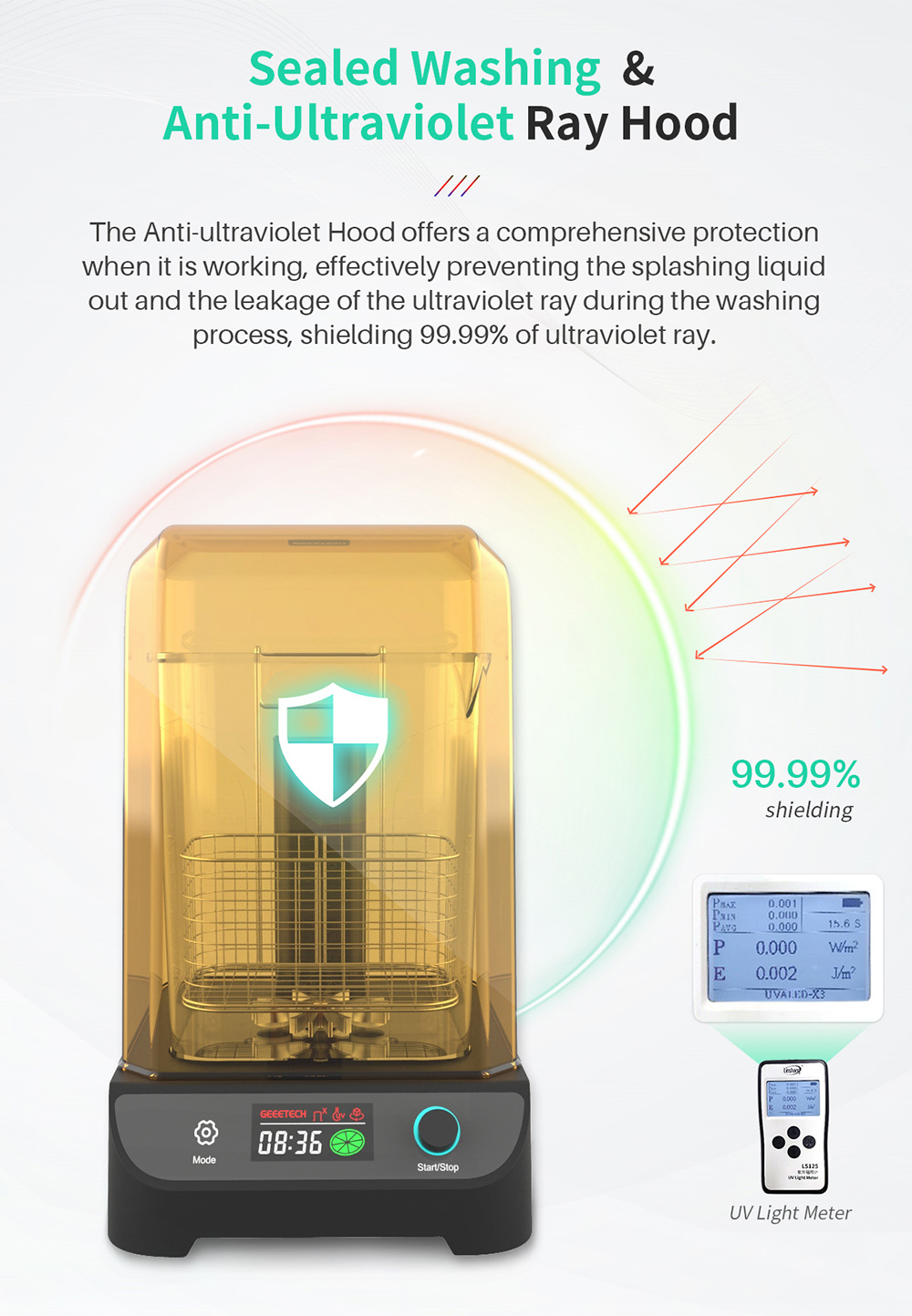 geeetech gcw02 wash and cure machine description of sealed washing & anti-ultraviolet ray hood geeetech gcw02 wash and cure machine description of sealed washing & anti-ultraviolet ray hood