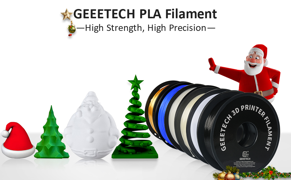 Geeetech PLA Black description of high strength, high precision Geeetech PLA Black description of high strength, high precision