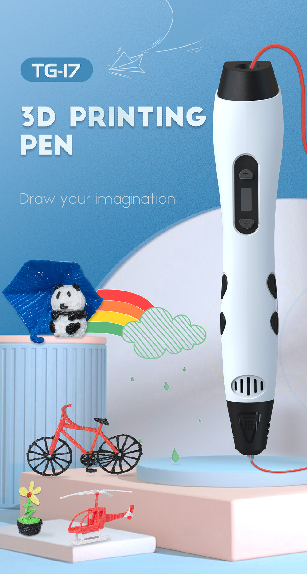 TG-17 3D Printing Pen description TG-17 3D Printing Pen description