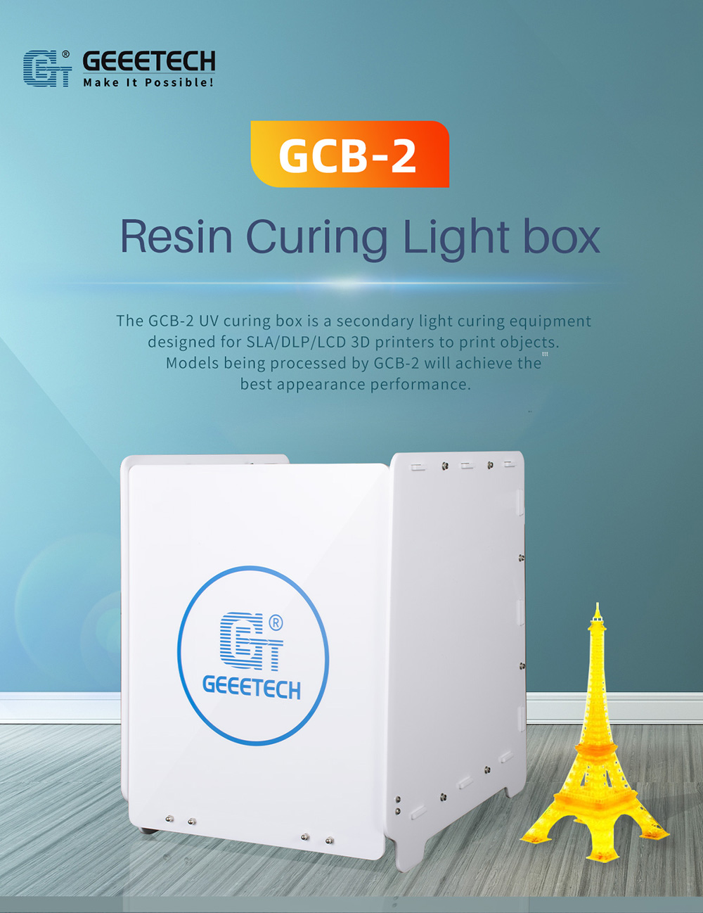 geeetech cgb-2 resin curing light box geeetech cgb-2 resin curing light box